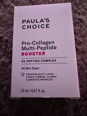 Paula's Choice Pro-Collagen Multi-Peptide Booster - Pink & White Box